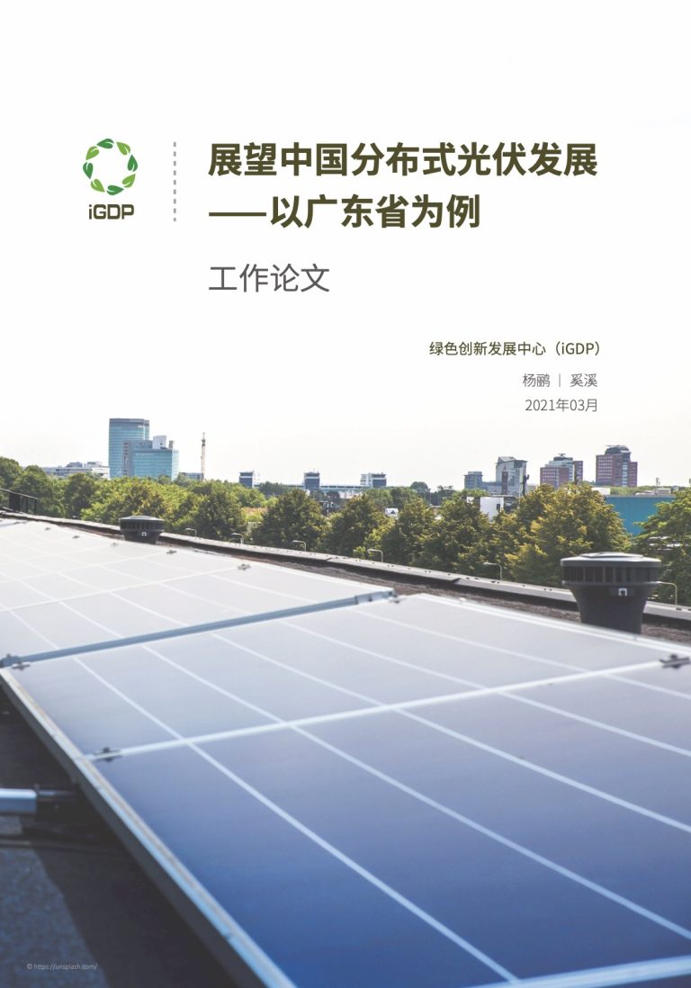 Outlook for China’s Distributed Photovoltaic Development in Guangdong