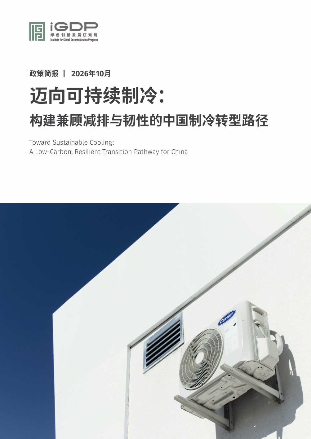 Toward Sustainable Cooling: A Low-Carbon, Resilient Transition Pathway for China