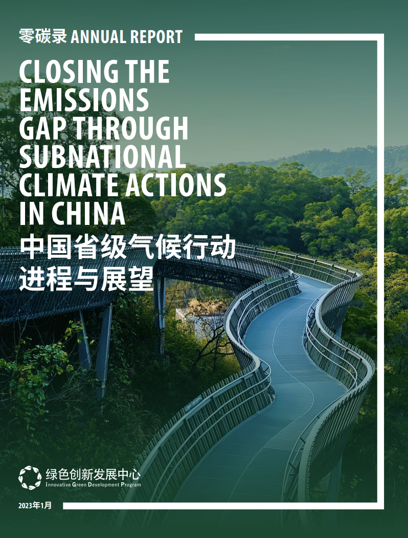 中国省级气候行动进程与展望